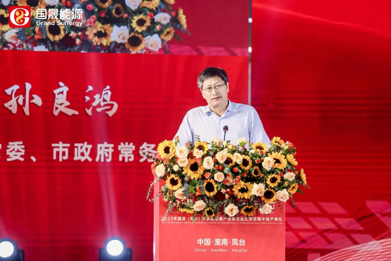 淮南市委常委、常务副市长孙良鸿致辞